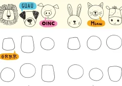 Actividades variadas para imaginar y dibujar