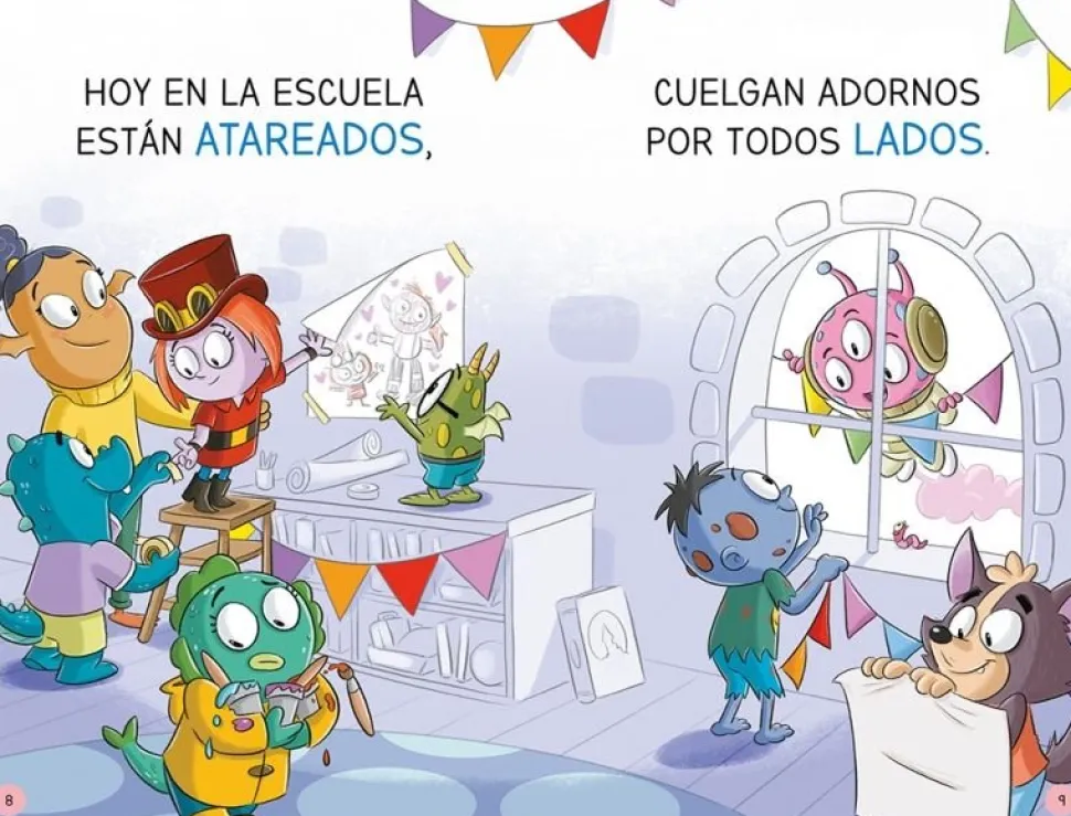 Aprender a leer en la Escuela de Monstruos 20 - Una fiesta que no resta