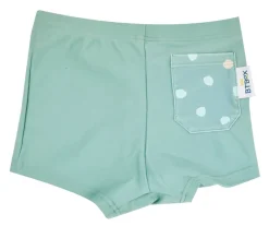 Bañador Boxer · Lunares verde