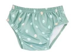 Bañador pañal · Lunares Verde