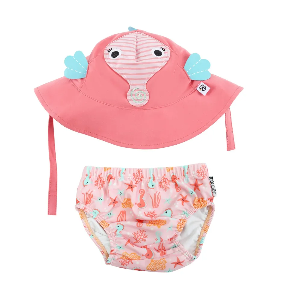 Bañador y gorro Zoocchini Caballito de Mar