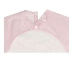 Babero con Mangas Leaves Pink