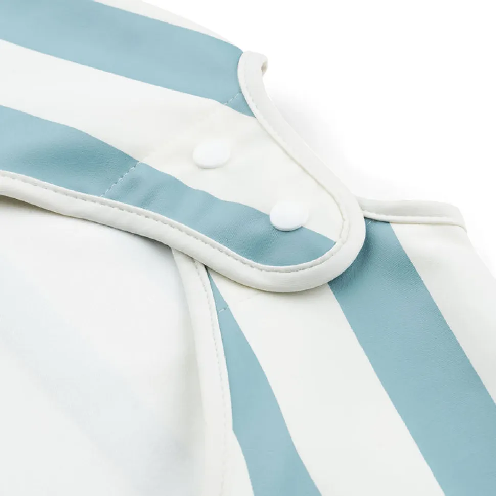 Babero con Mangas Stripes Blue · Done by Deer