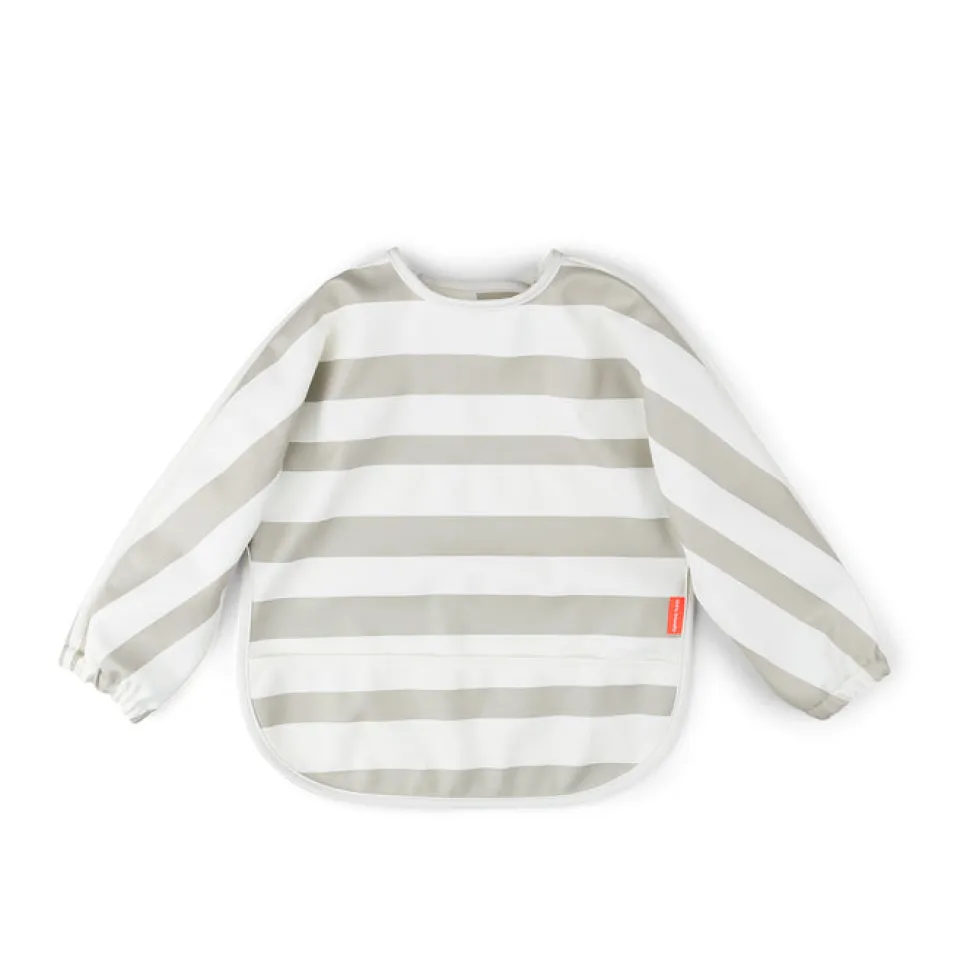 Babero con Mangas Stripes Sand · Done by Deer