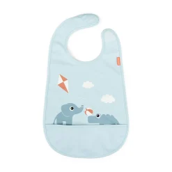 Babero con velcro Playground Blue · Done by Deer
