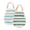 Babero Pullover Stripes Blue/Green · Done by Deer