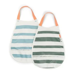 Babero Pullover Stripes Blue/Green · Done by Deer