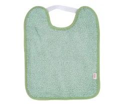 Babero Toalla Plastificado con Goma Verde · Tutete
