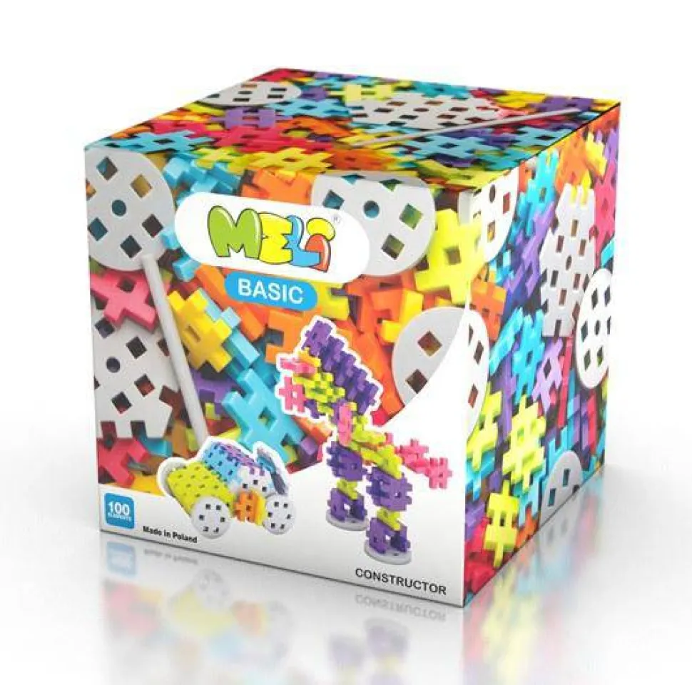 Bloques Meli · Basic Constructor 100 piezas