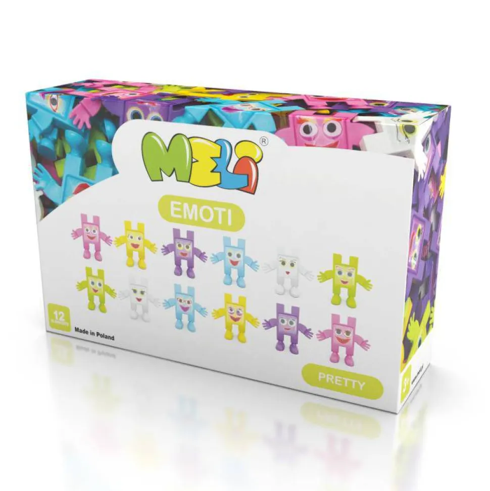 Bloques Meli · Emoti Pretty · 12 piezas