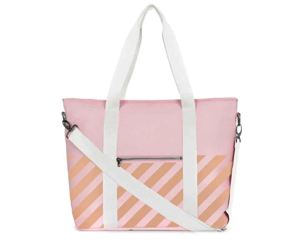 Bolso Nevera Stripes Pink
