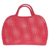 Bolso Plástico Retro Vintage · Coral