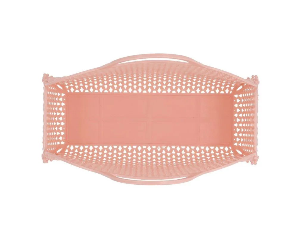 Bolso Plástico Retro Vintage · Pink Quartz