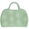 Bolso Plástico Retro Vintage · Sage