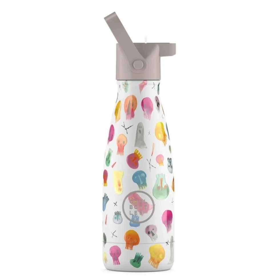 Botella Acero Crazy Skulls 260ml · Cool Bottles