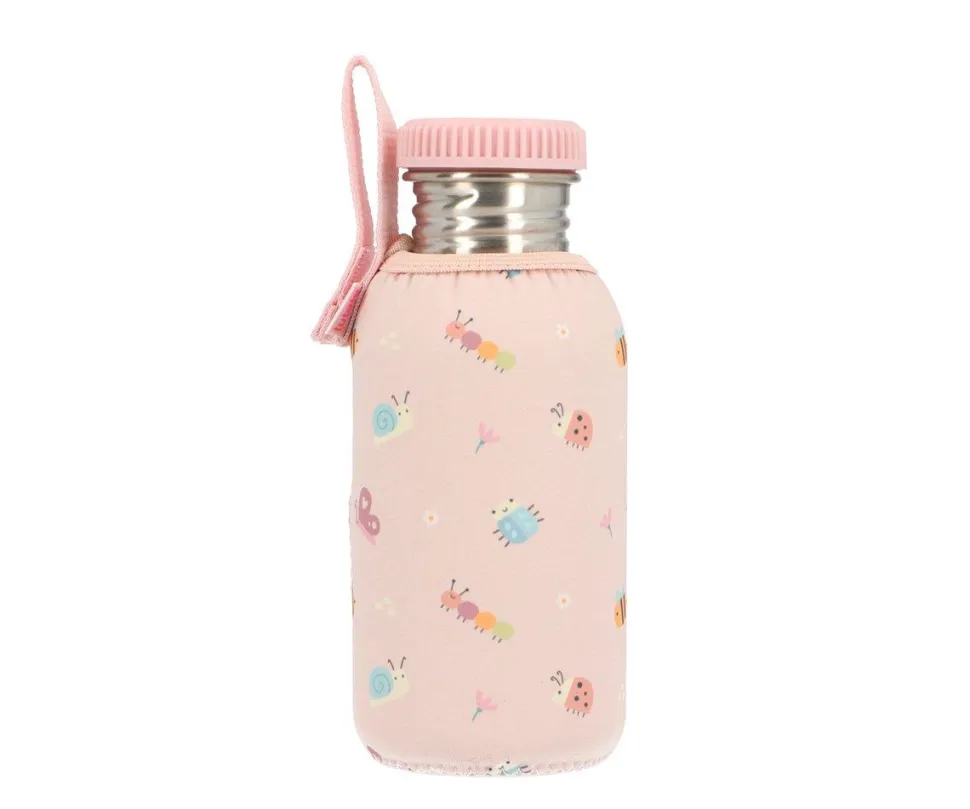 Botella Acero Funda Bugs 500ml