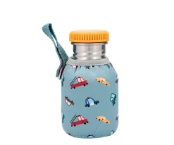 Botella Acero Funda Vintage Cars 350ml