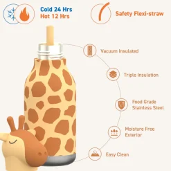 Botella Bestie Girafa 460ml · Asobu