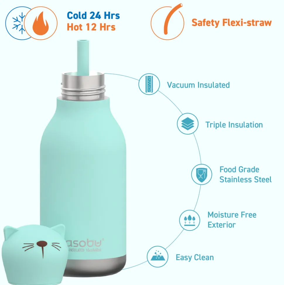 Botella Bestie Medusa 460ml · Asobu