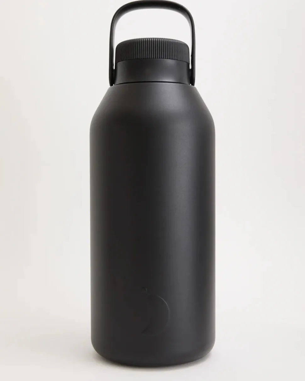 Botella Chilly's Serie 2 Negro Mate · 4 Litros