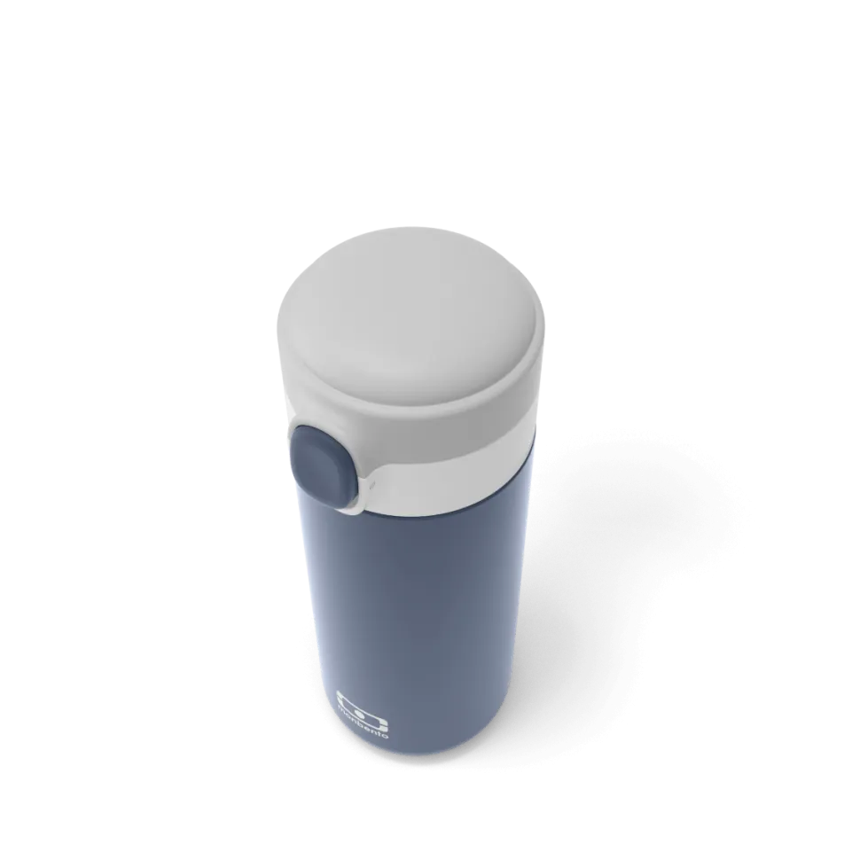 Botella de Acero Térmica Pop Azul · Monbento