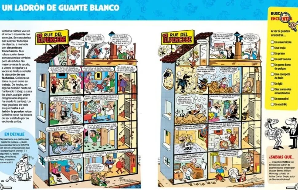 Busca y encuentra 13, Rue del Percebe