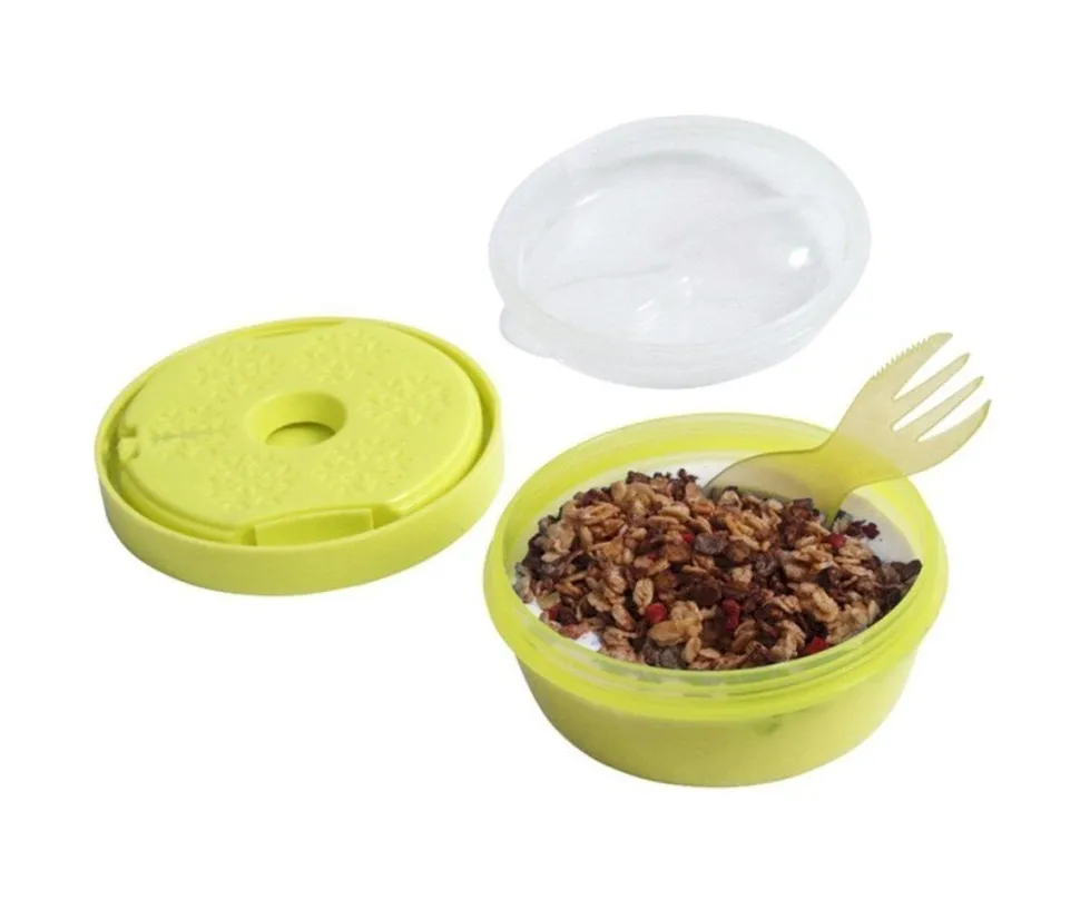 Caja Almuerzo con Tapa Refrigerante N'ice Cup Lima · Carl Oscar
