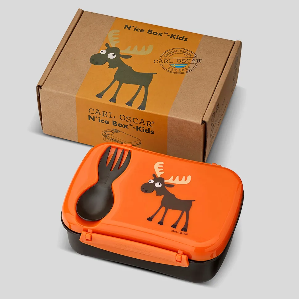 Caja de Almuerzo N'ice Box Kids Reno Naranja · Carl Oscar