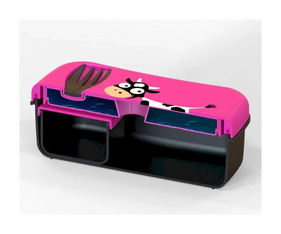 Caja de Almuerzo N'ice Box Kids Vaca Purple · Carl Oscar