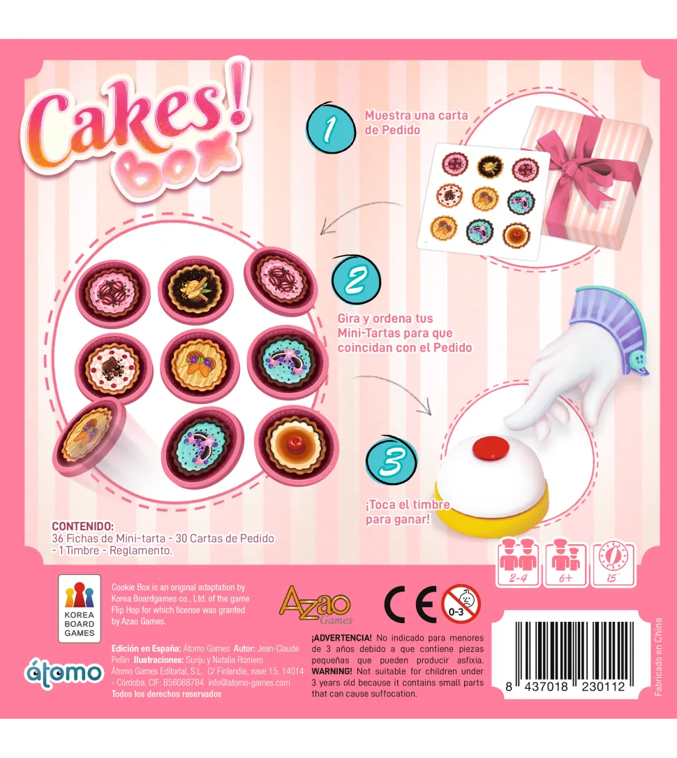 Cakes! Box · Átomo