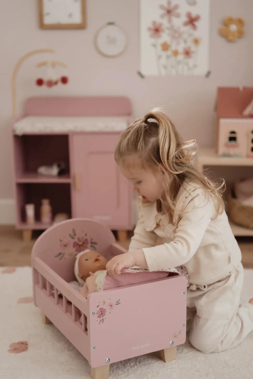 Camita Cuna con textil FSC · Little Dutch