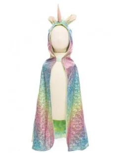 Capa Reversible Dragon y Unicornio · Great Pretenders 5-6 años