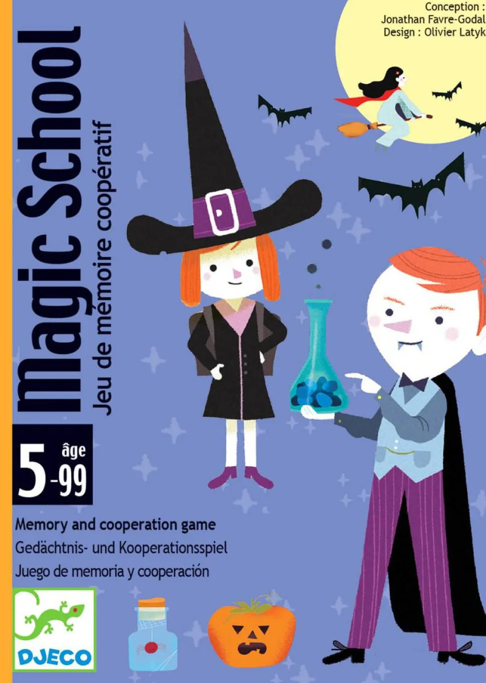 Cartas Magic School · DJECO