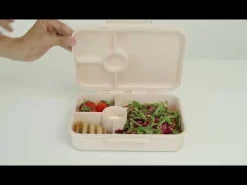Citron Caja Almuerzo de tritán Flores