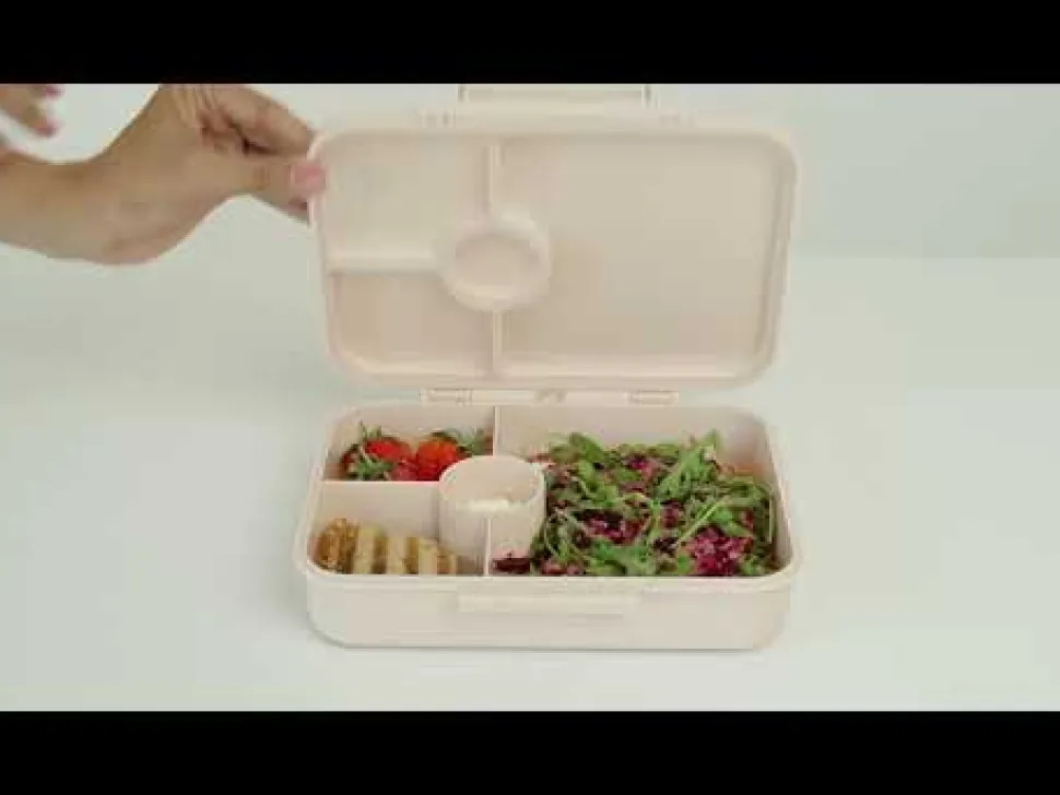 Citron Caja Almuerzo de tritán Flores