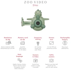 Cámara de Video Zoo Dino Green · The Zoofamily