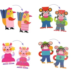 Crear con pegatinas Resplandecientes · DJECO