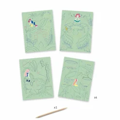 Cuadros para rascar Jardín Imaginario · DJECO