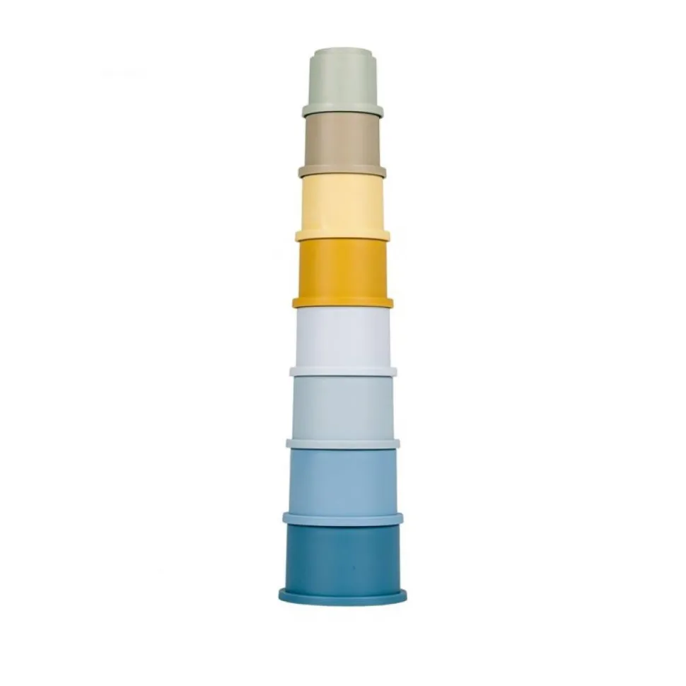 Cubos Apilables Azules · Little Dutch