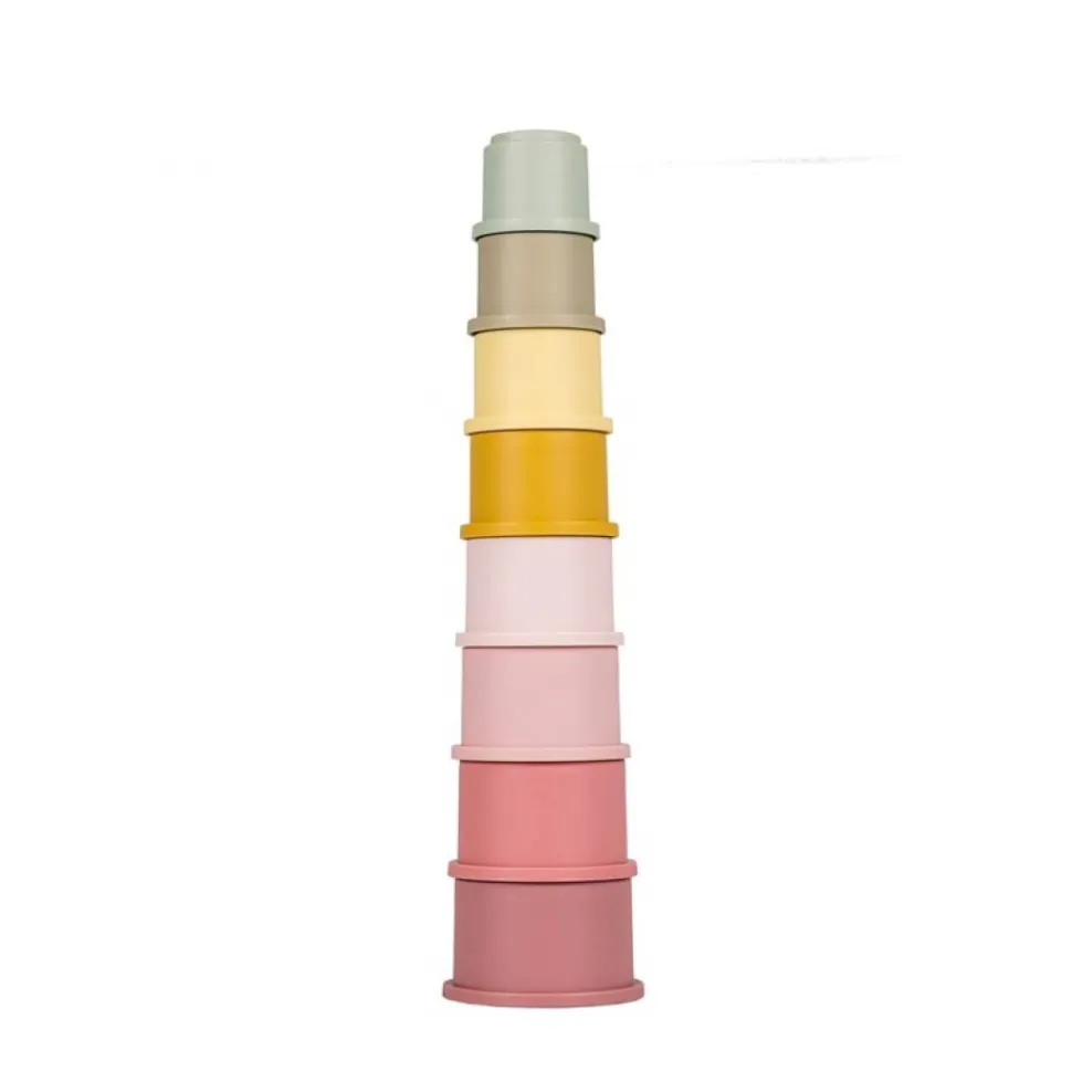 Cubos Apilables Rosas · Little Dutch