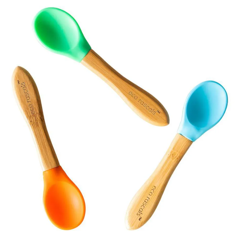 Cucharas 3 ud Azul-Verde-Naranja