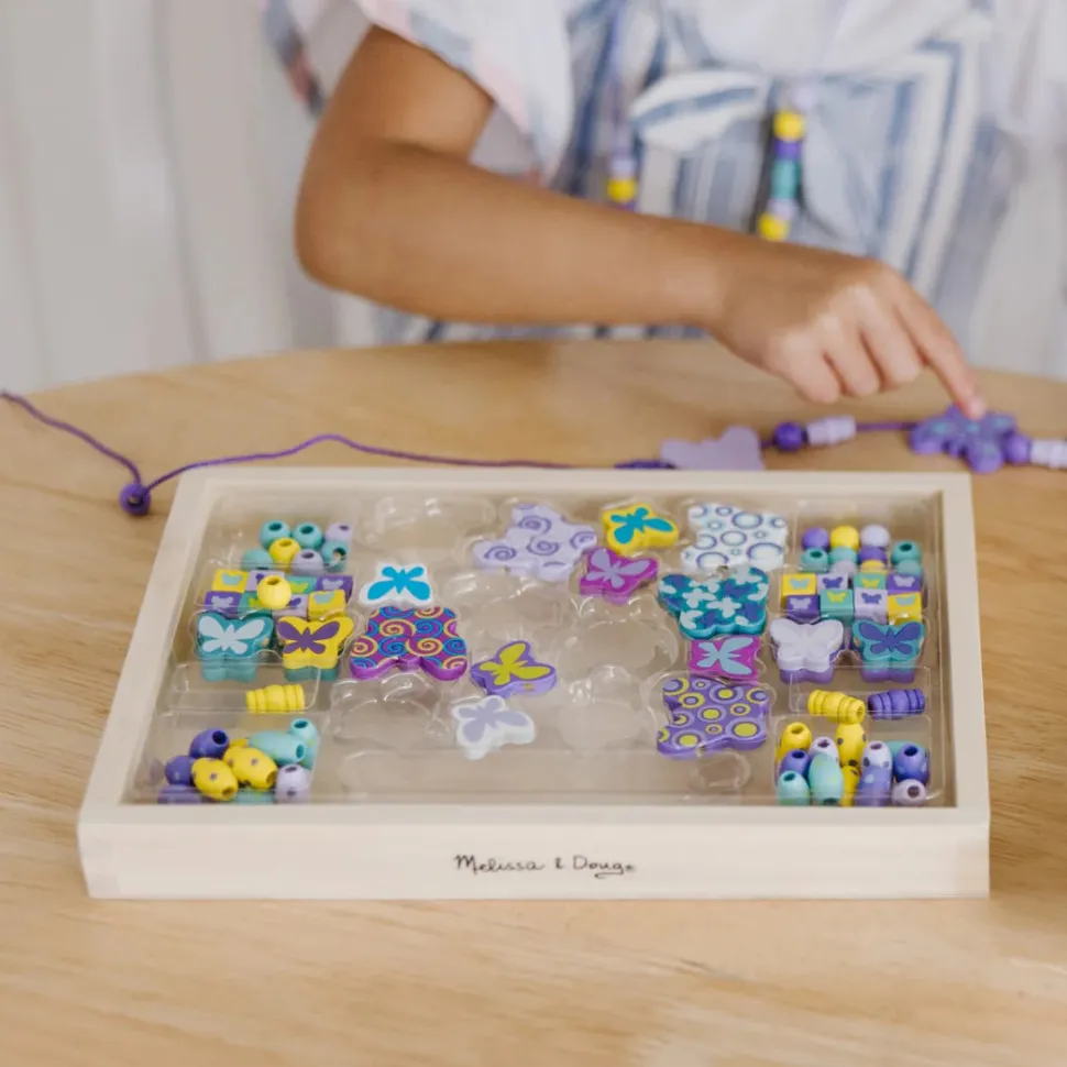 Cuentas de Madera Mariposas · Melissa & Doug
