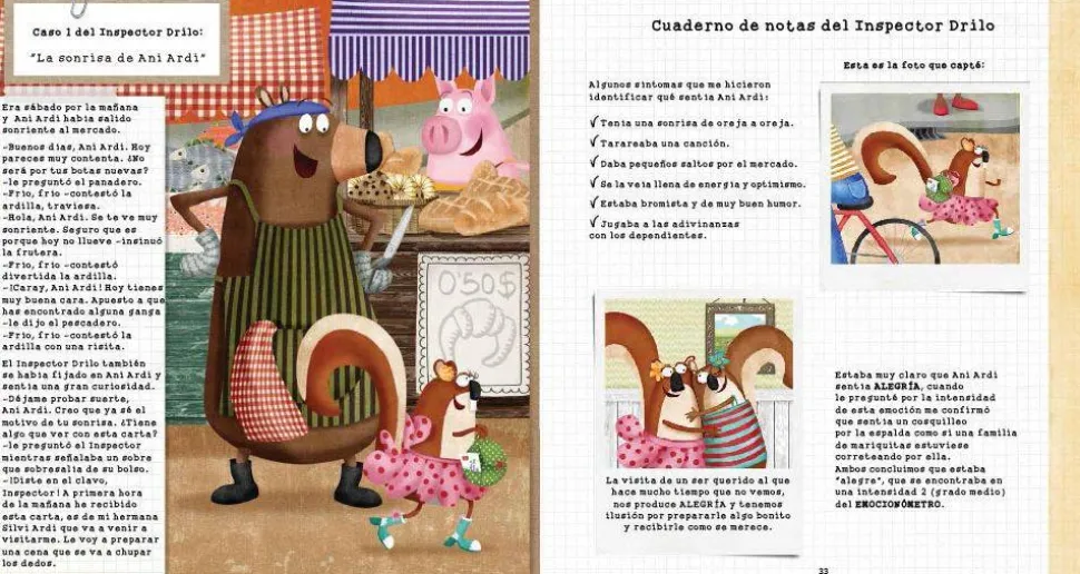 El emocionómetro del inspector Drilo