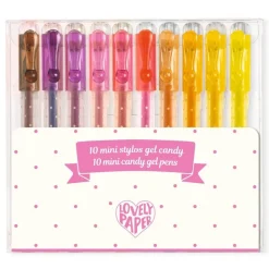Estuche 10 bolígrafos gel Candy · Lovely Paper