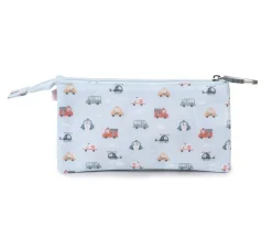 Estuche escolar 3 compartimentos City Cars