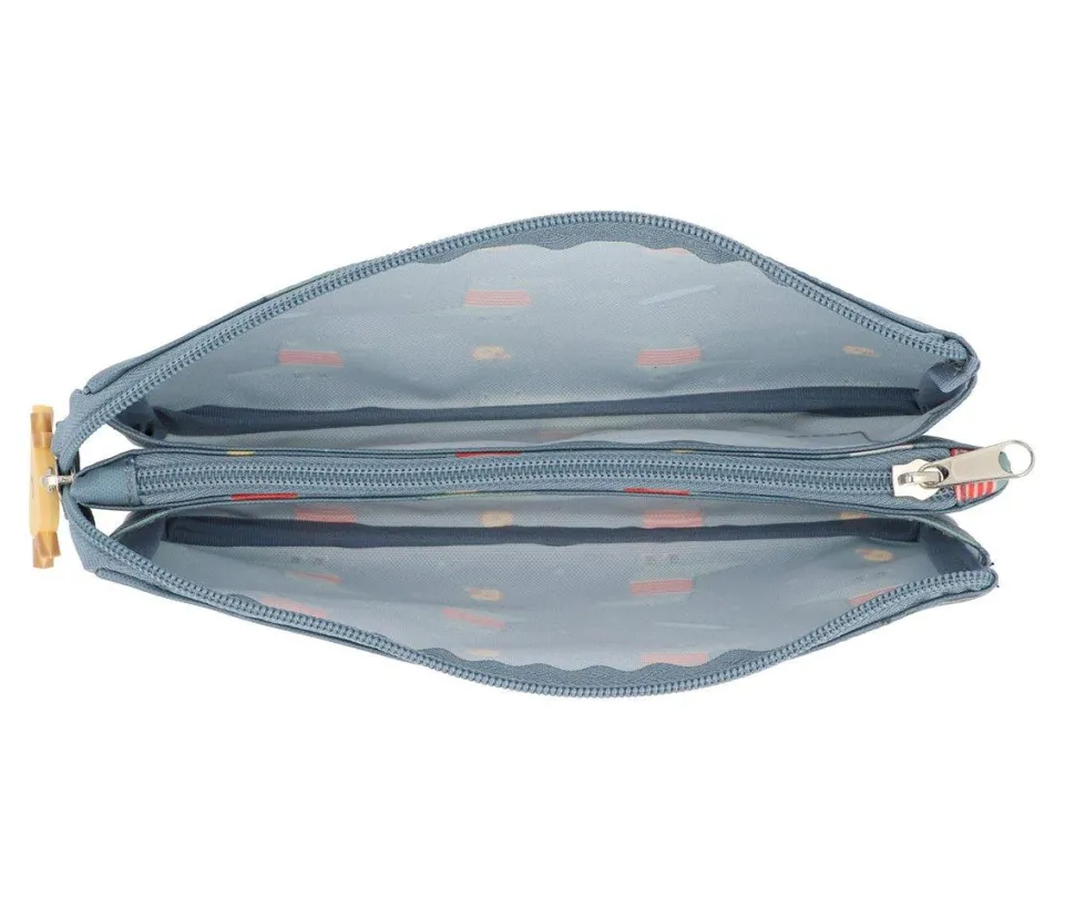 Estuche escolar 3 compartimentos Croc