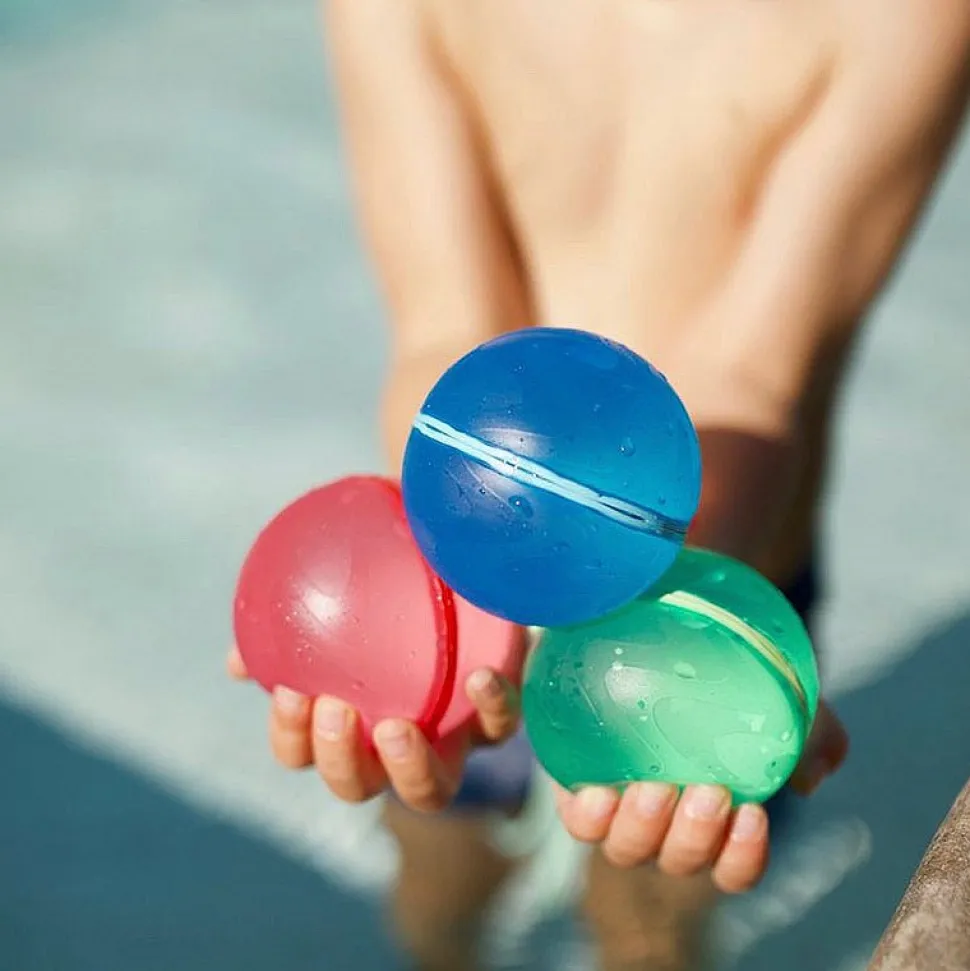 Globos agua reutilizables Translucidos · 6 uds