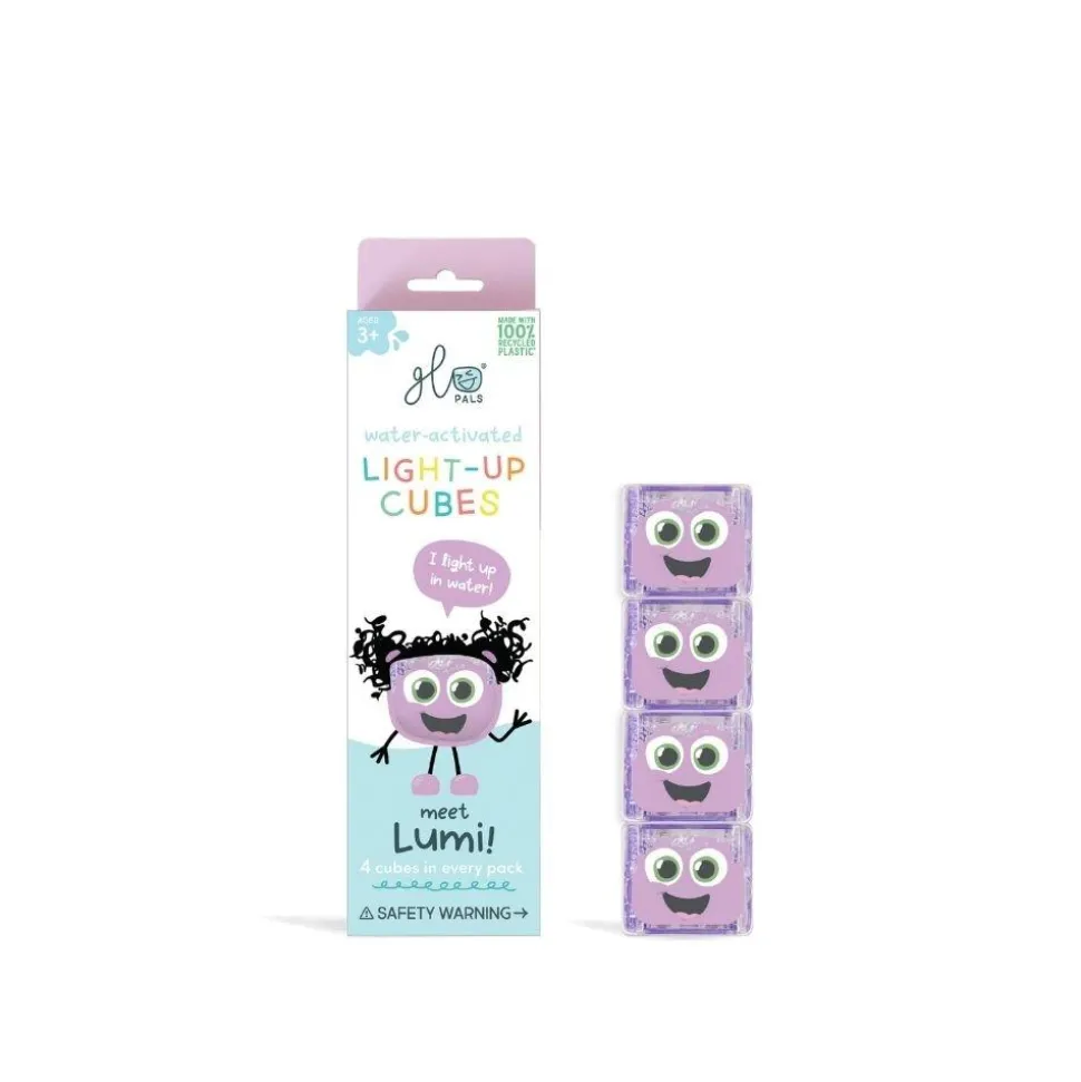 GloPals Cubos luz para el baño BLAIR Lila