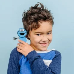 GloPals Set Personaje Cookie Monster Azul + 2 Cubos luz