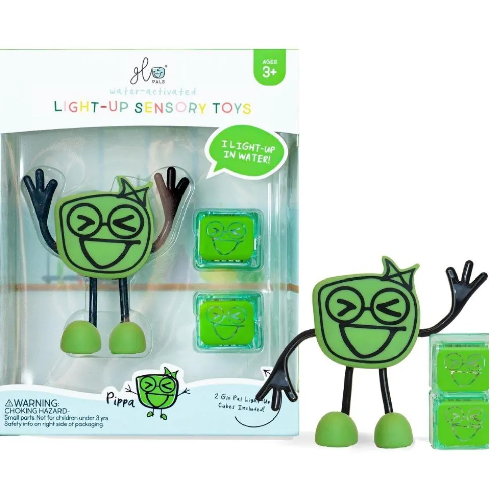 GloPals Set Personaje + 2 Cubos luz PIPPA Verde